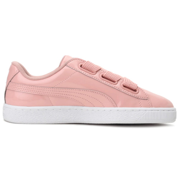 PUMA Basket Heart Patent Pink