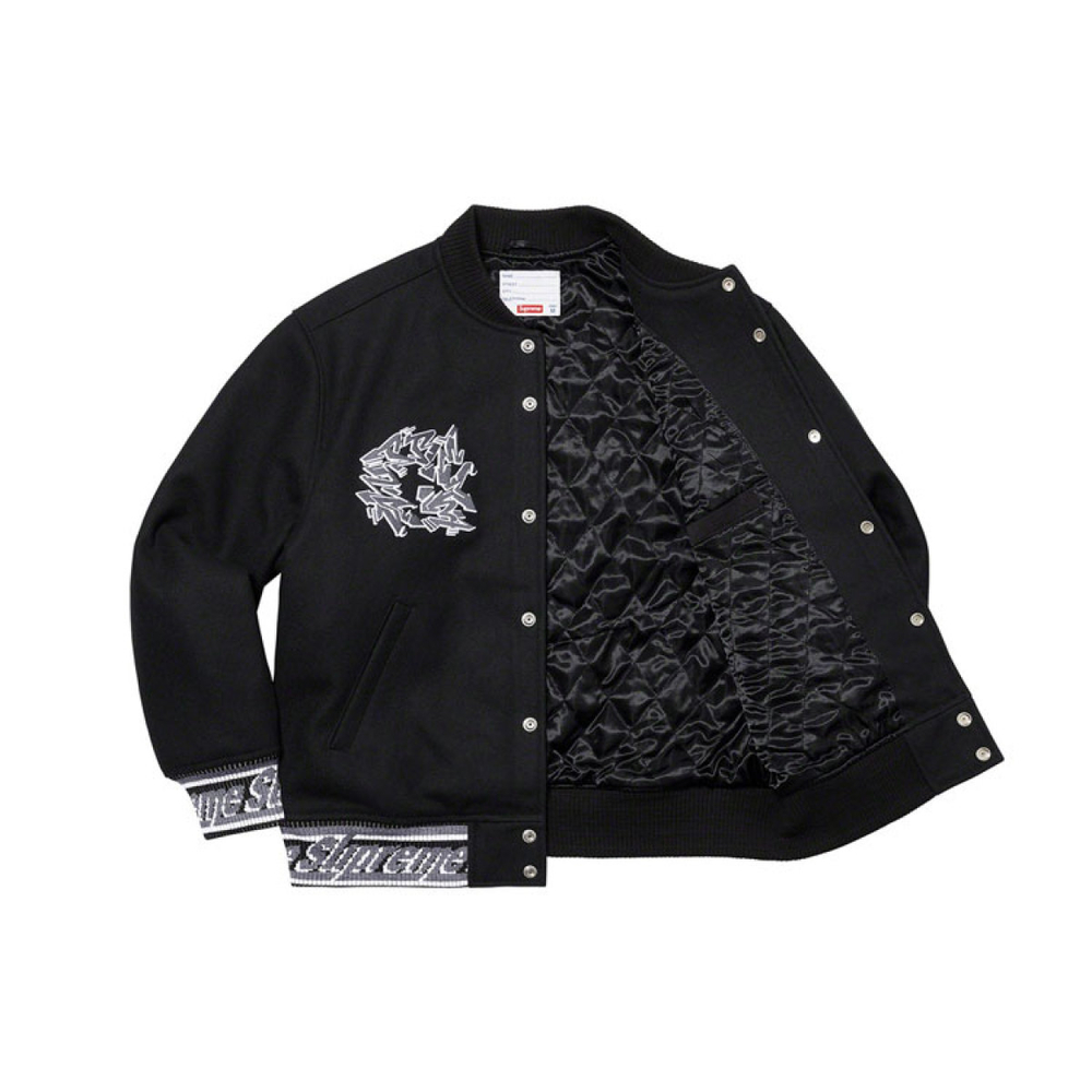 Supreme FW21 Week 12 Support Unit Varsity Jacket