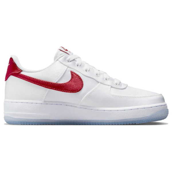Nike Air Force 1 Low Satin "White Red"