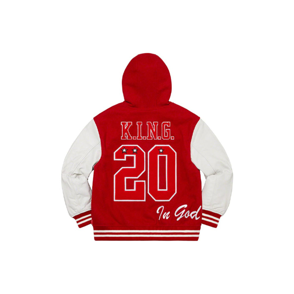 Supreme FW20 Week 9 King Hooded Varsity Jacket