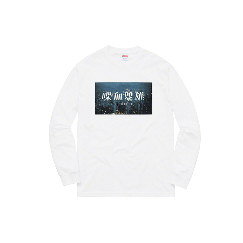 Supreme FW18 The Killer L/S Tee White T