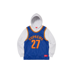 Supreme SS21 Week 6 Basketball Jersey Hooded Sweatshirt