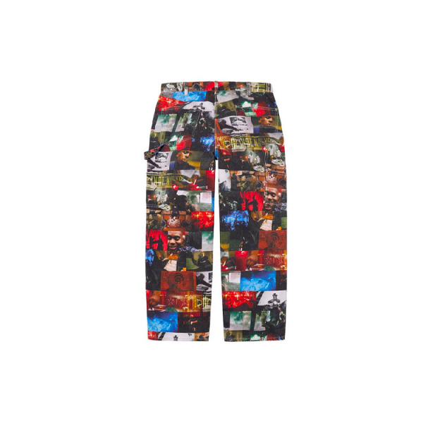 Supreme FW21 Week 1 Nas and DMX Collage Double Knee Denim Painter Pant