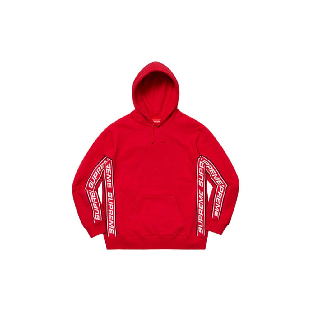 Supreme FW19 Week 3 Text Rib Hooded Sweatshirt logo