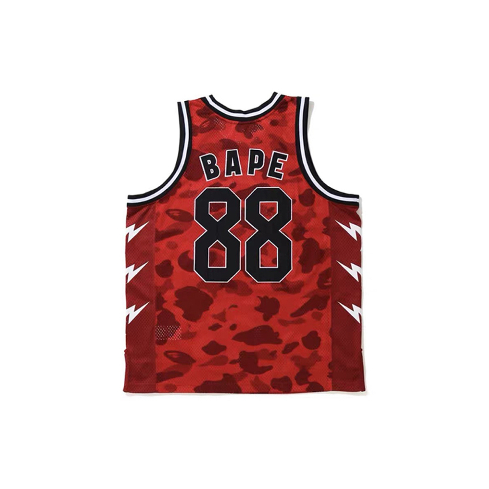 A BATHING APE Bape Color Camo BAPE Baskeball Tank Top 88