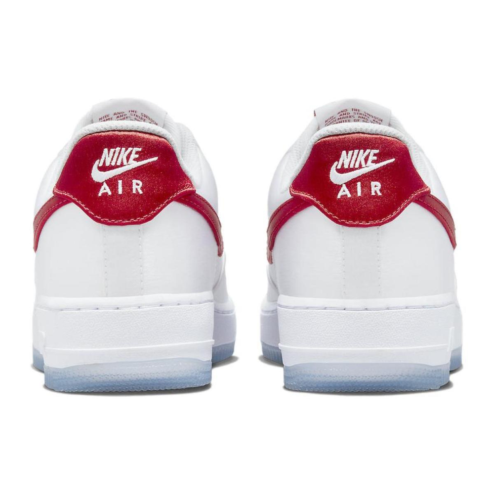 Nike Air Force 1 Low Satin "White Red"