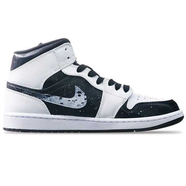【 】 Jordan Air Jordan 1 Mid "Black White"
