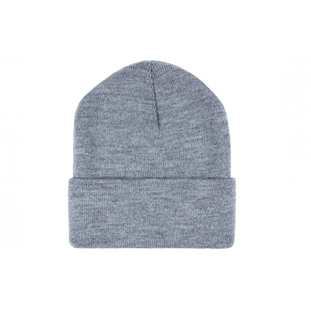 NOAH Nyc Rose Logo Beanie Heather Grey