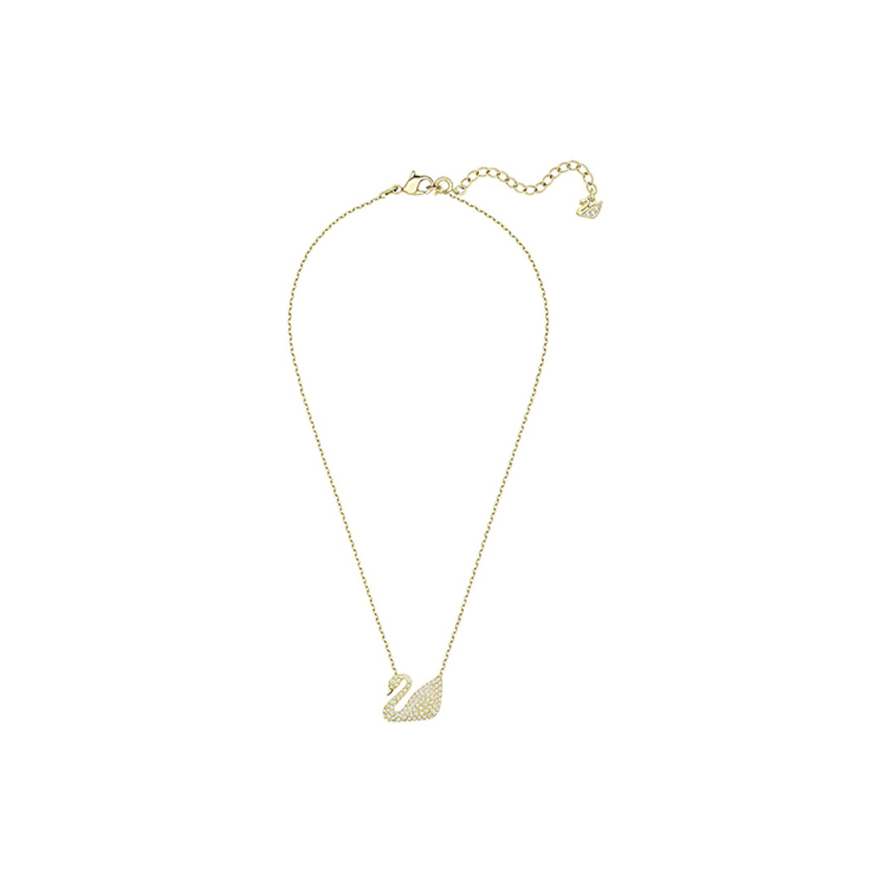 Swarovski Crystal Gold Plated Swan Necklace