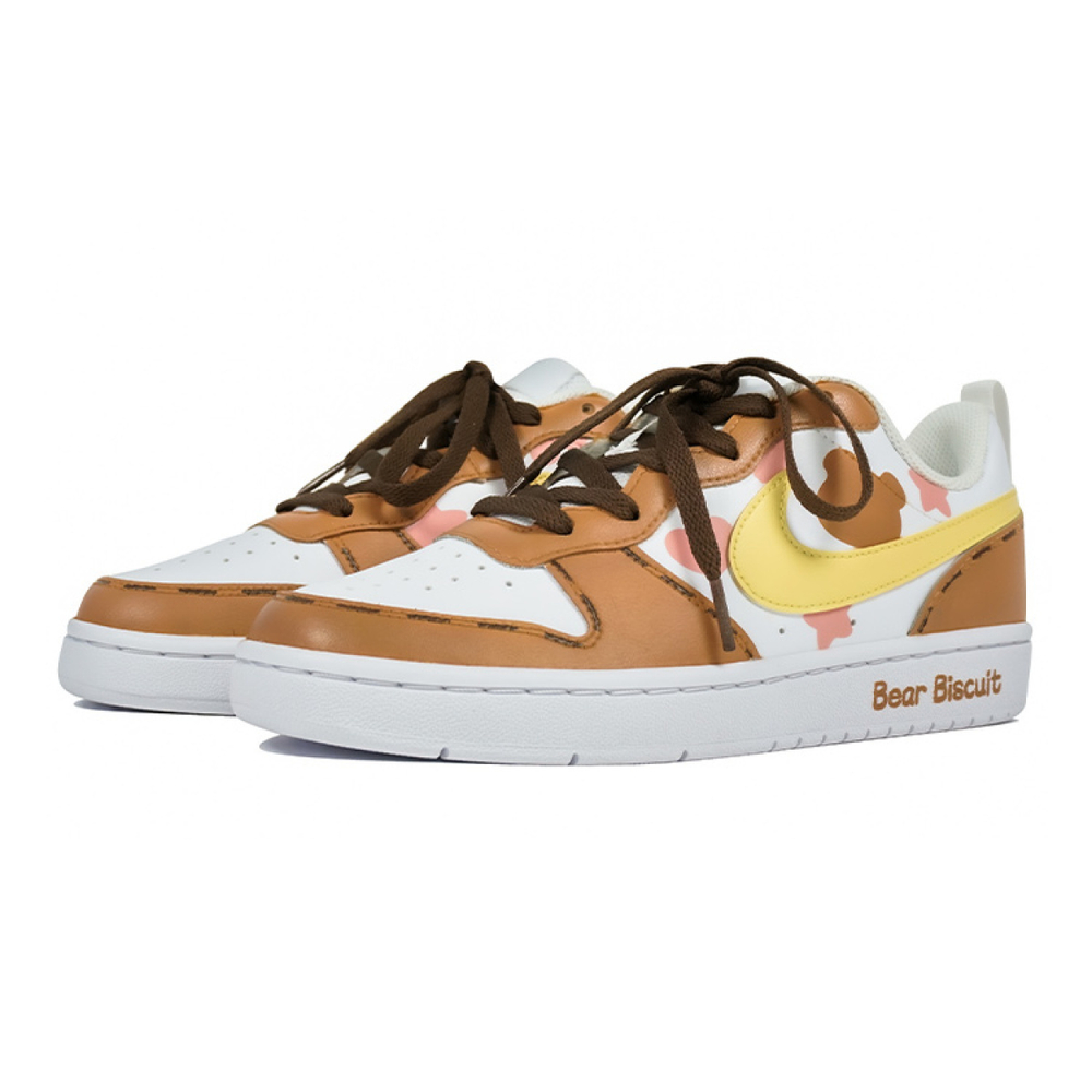 【 】 Nike Court Borough Low 2 Bear Biscuit GS