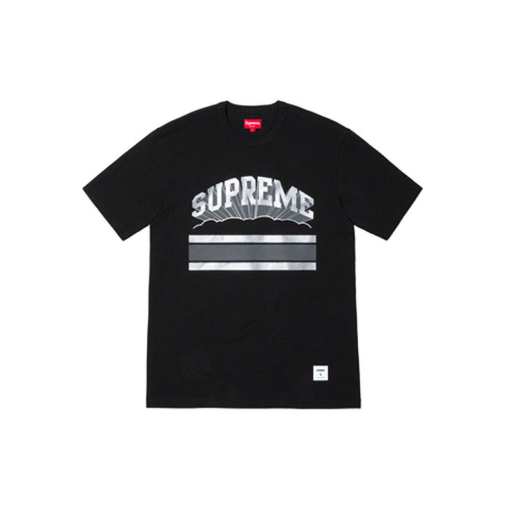 Supreme SS19 Cloud Arc Tee Black logo T