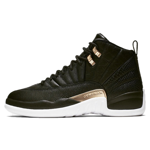 Jordan Air Jordan 12 Retro Black Metallic Gold White