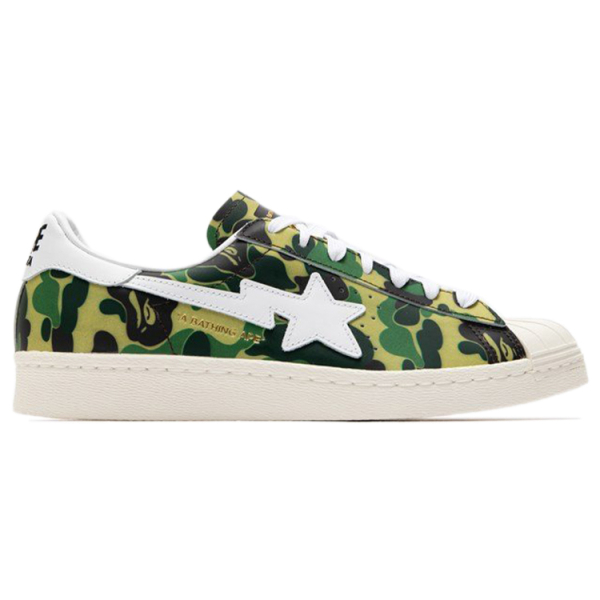 A BATHING APE x adidas originals Superstar 80s Green Camo