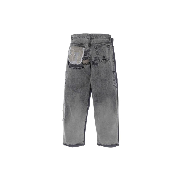 Supreme x BLACKMEANS FW23 WEEK16 MENDED LOOSE FIT JEAN