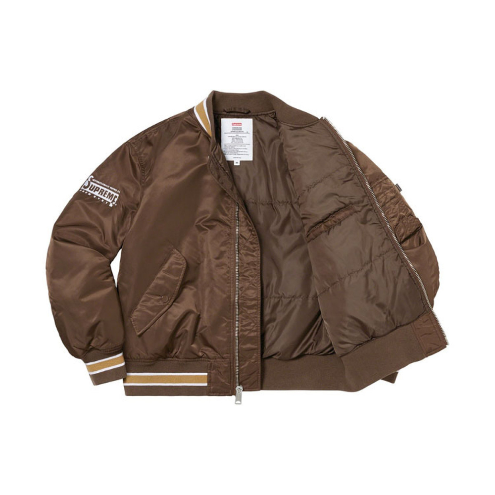 Supreme SS22 Week 7 Second To None MA-1 Jacket