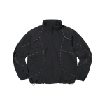 Supreme FW23 WEEK2 LOGO PIPING HOODED TRACK JACKET Logo