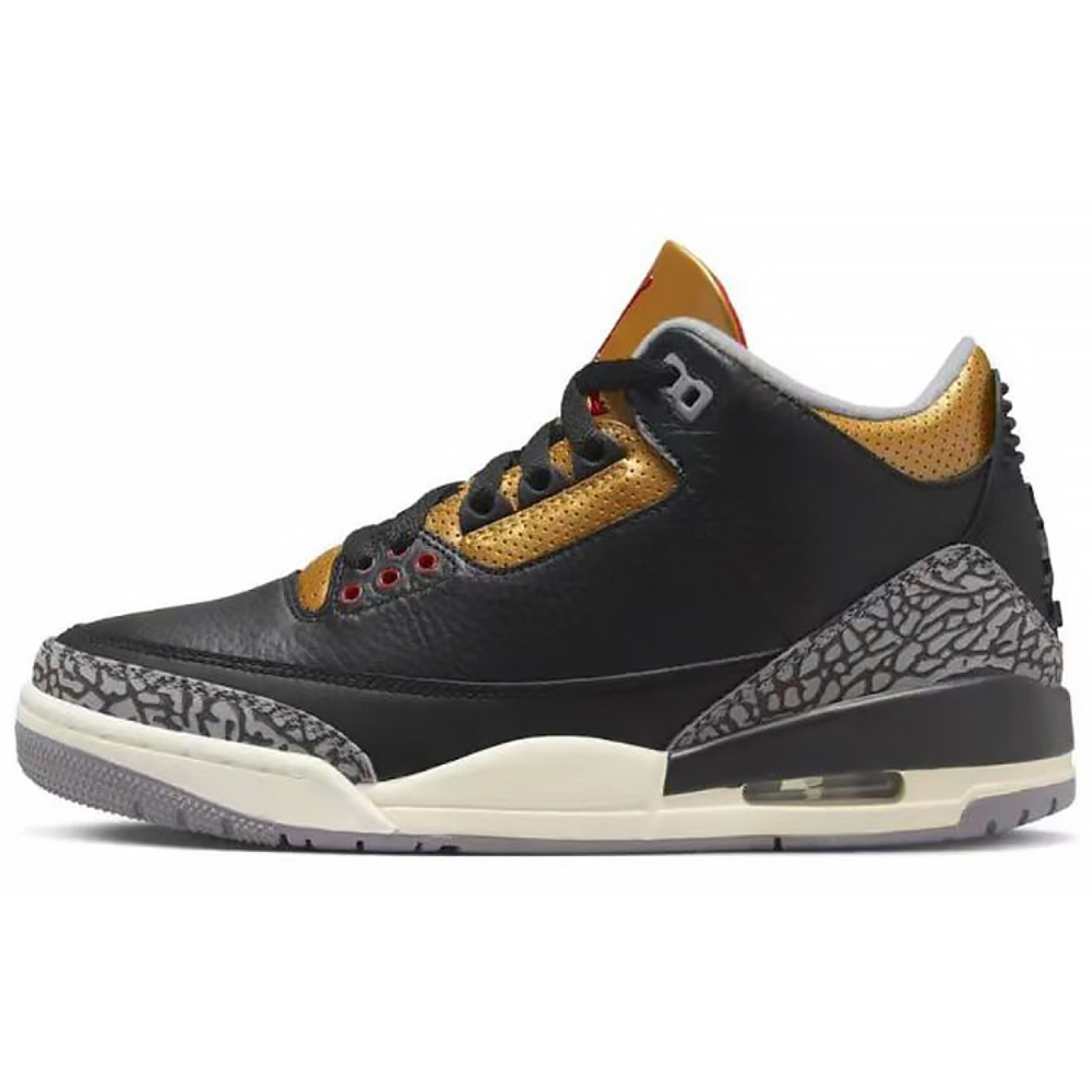 【 】 Jordan Air Jordan 3 Retro"Black Gold”