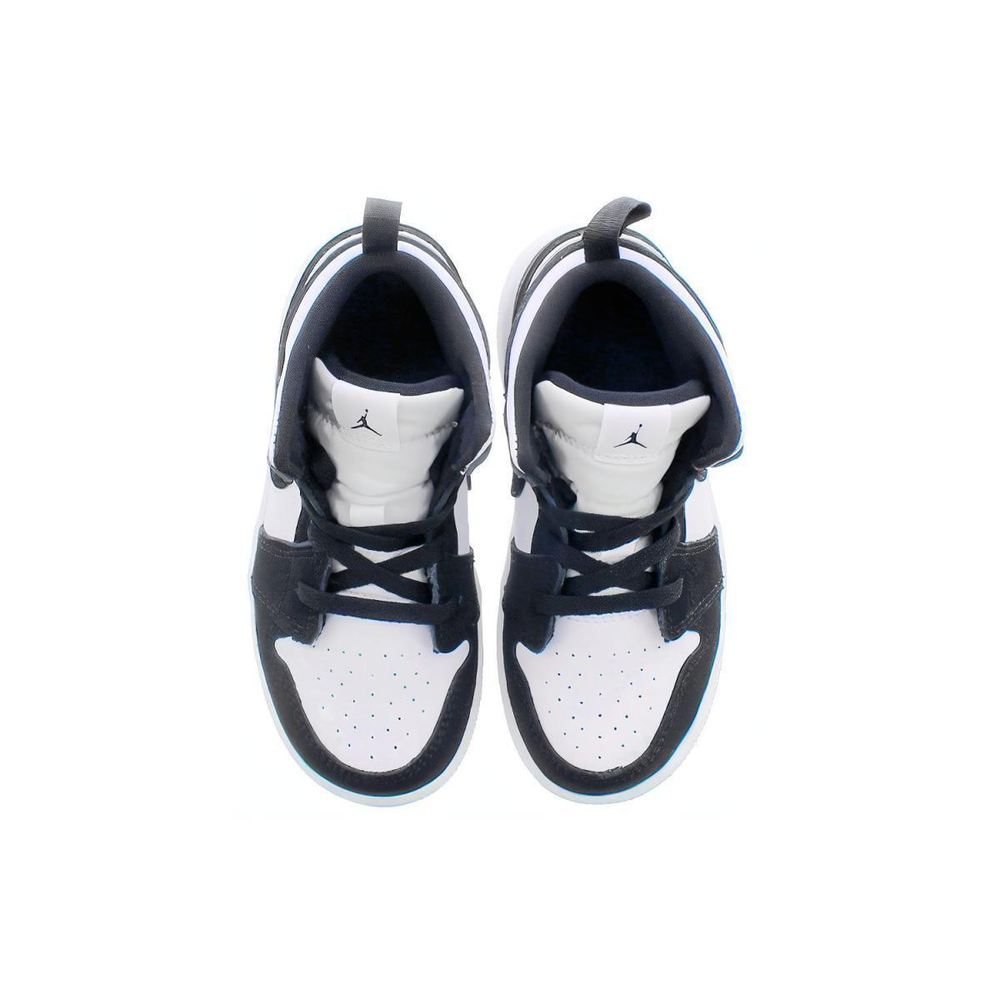 Jordan Air Jordan 1 Mid White Black Teal Tint
