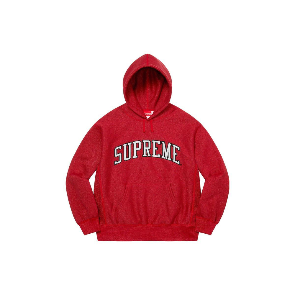 Supreme SS23 Week7 GLITTER ARC HOODED SWEATSHIRT Logo