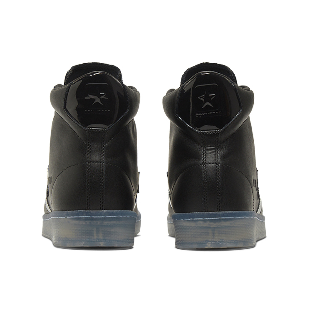 Converse Cons Pro Leather High"Black Ice Black Clear"