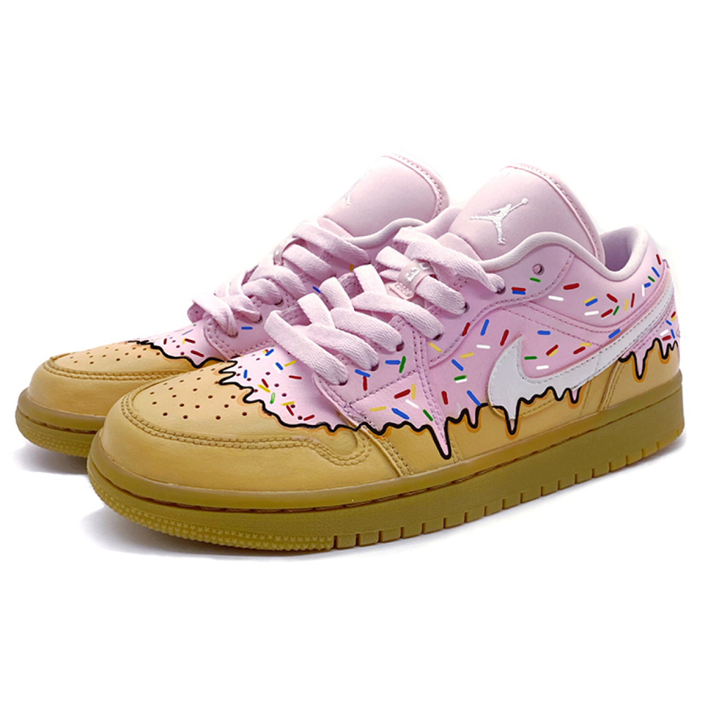 【 】 Jordan Air Jordan 1 Low "Pink Gum"
