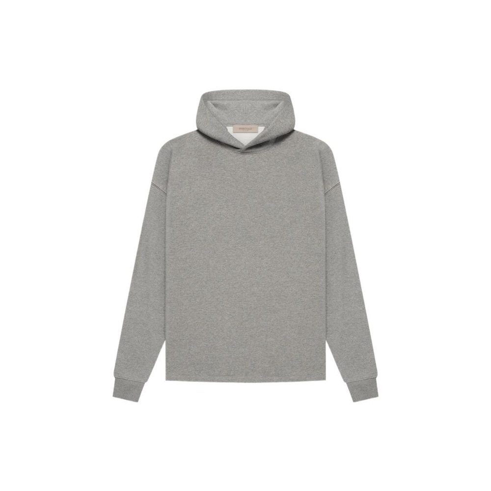 Fear of God Essentials SS22 Relaxed Hoodie Dark Oatmeal Logo