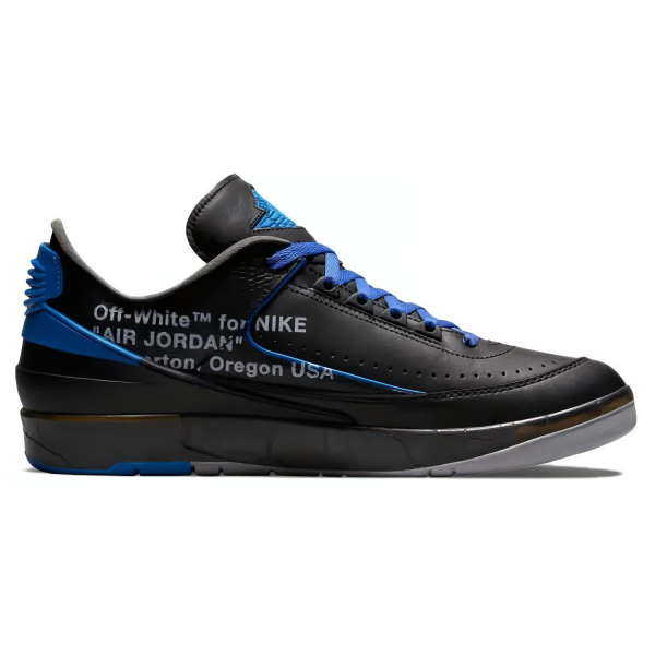 OFF-WHITE x Jordan Air Jordan 2 Retro Low SP "Black and Varsity Royal"