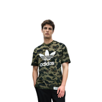 Bape x adidas originals adicolor Tee Olive Cargo Logo T