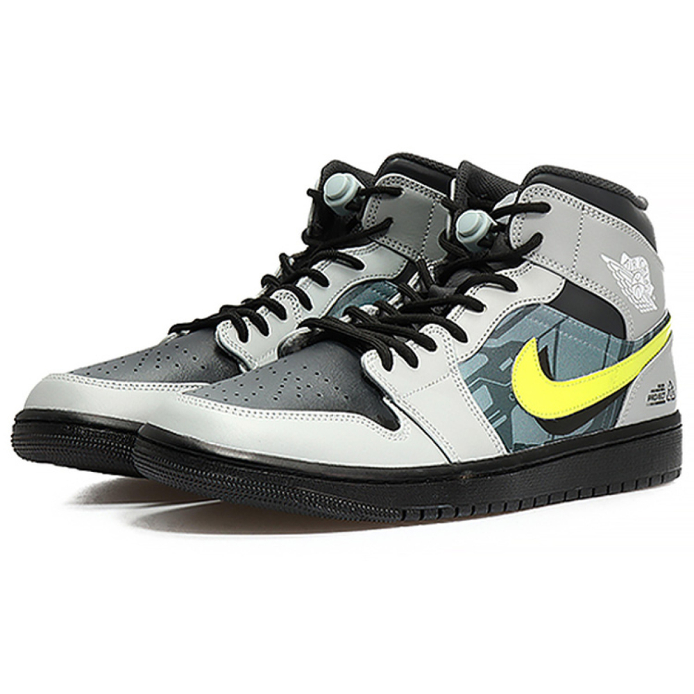 【 】 Jordan Air Jordan 1 Mid Light Smoke Grey