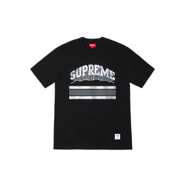 Supreme SS19 Cloud Arc Tee Black logo T