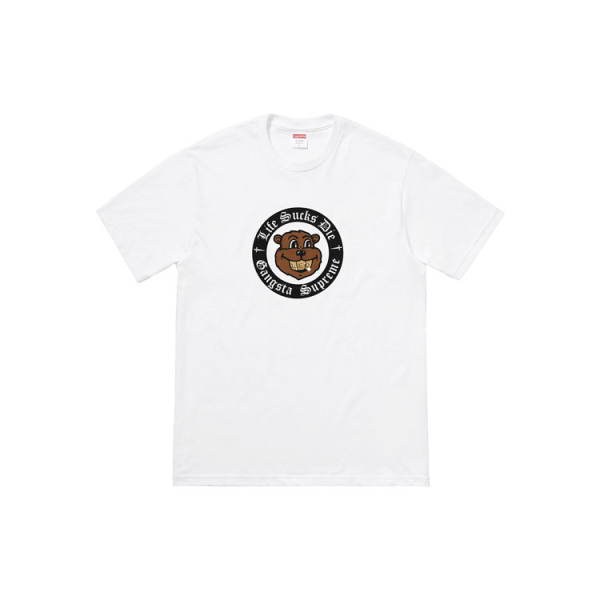 Supreme FW18 Life Sucks Die Tee White T