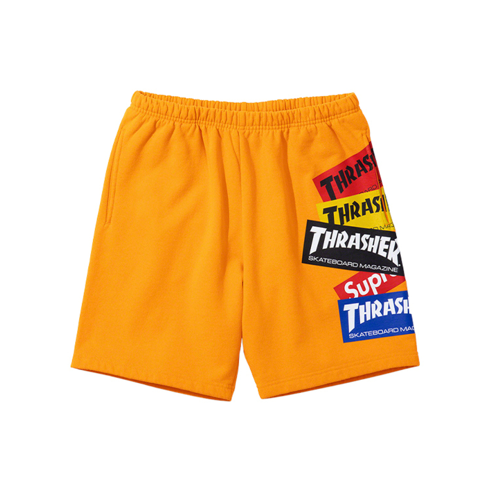 Supreme Week 5 x Thrasher Multi Logo Sweatshort