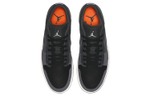 Jordan Air Jordan 1 low se craft "inside out" trendy material stitching wear-resistant low help retro basketball shoes Men's black ash