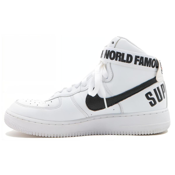 Supreme x Nike Air Force 1 World Famous White
