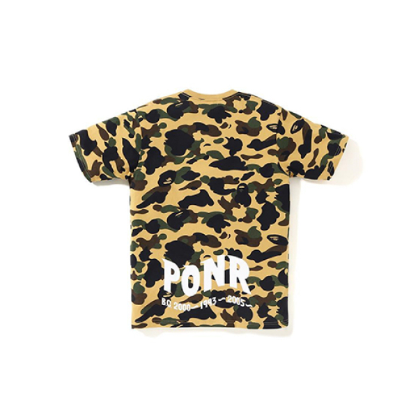 A BATHING APE Bape Camo Shark Tee PONR T