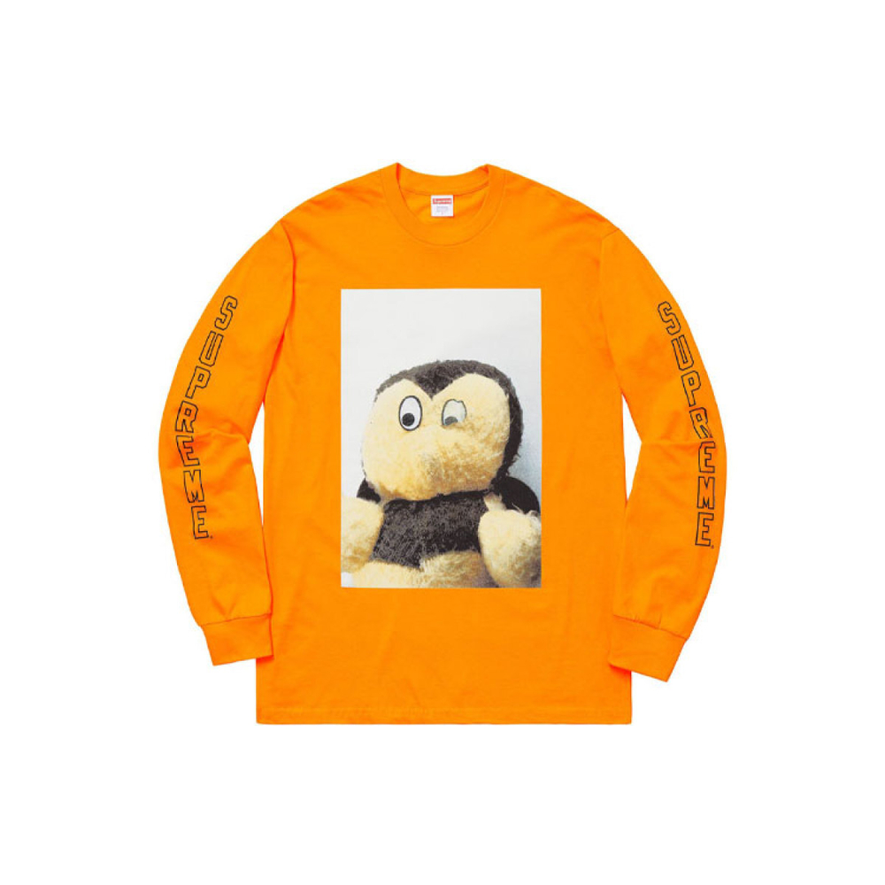 Supreme FW18 Mike Kelley AhhYouth! L/S Tee Bright Orange T