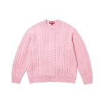 Supreme FW23 WEEK15 APPLIQUÉ CABLE KNIT SWEATER