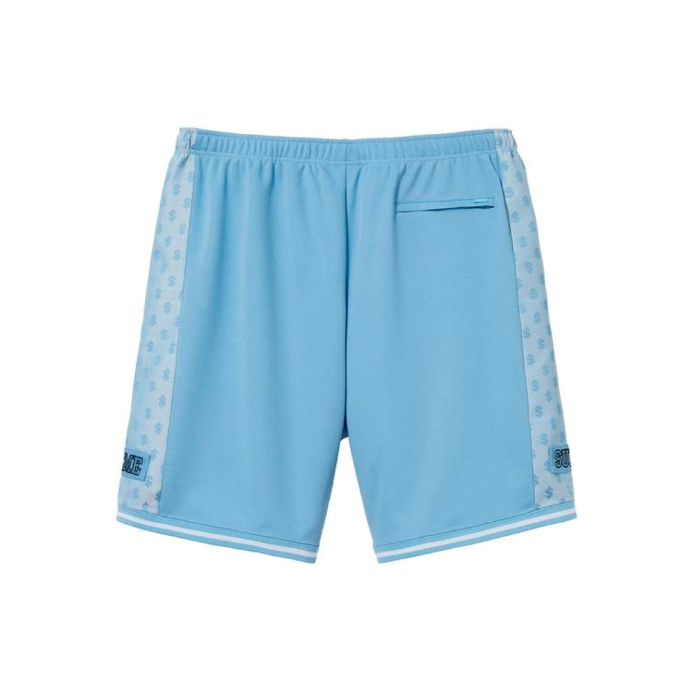 Supreme SS18 Monogram Short Columbia Blue