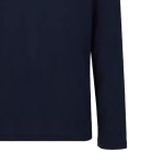 EMPORIO ARMANI/ Solid dark fly long sleeve polo Polo Polo