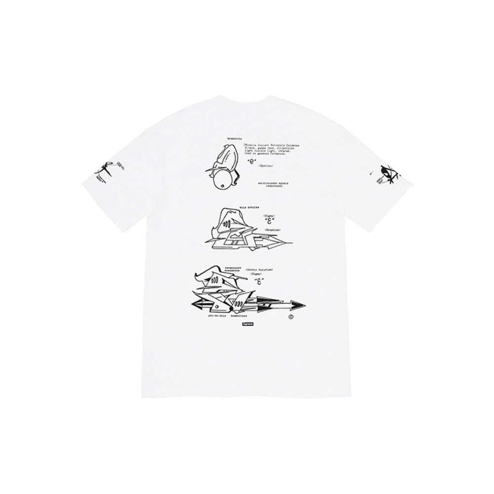 Supreme SS20 Week 4 Rammellzee/Supreme Tag Tee Logo T