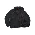 Supreme FW23 WEEK2 LOGO PIPING HOODED TRACK JACKET Logo