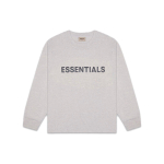 Fear of God Essentials Long FW20 Sleeve Tee Dark Heather Oatmeal T