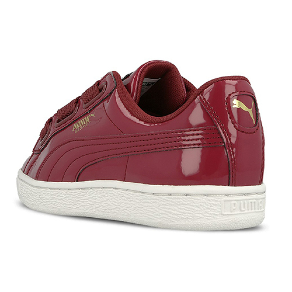 PUMA Basket Heart Patent Tibetan Red