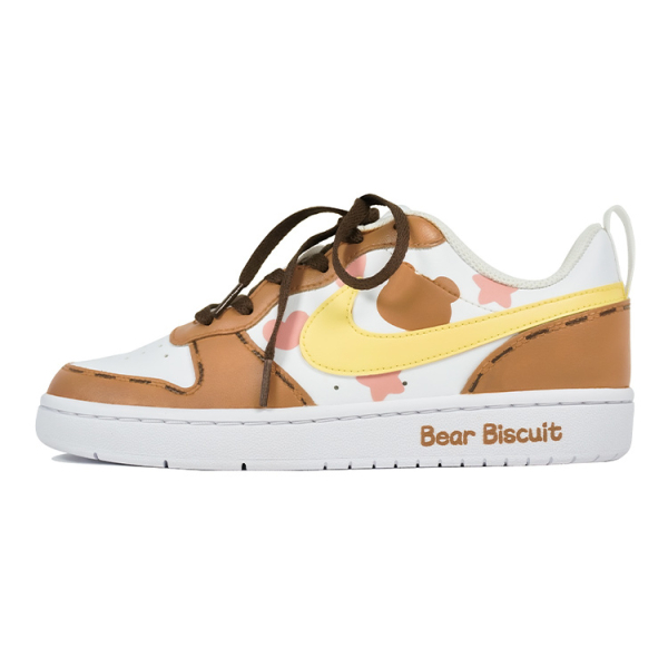 【 】 Nike Court Borough Low 2 Bear Biscuit GS