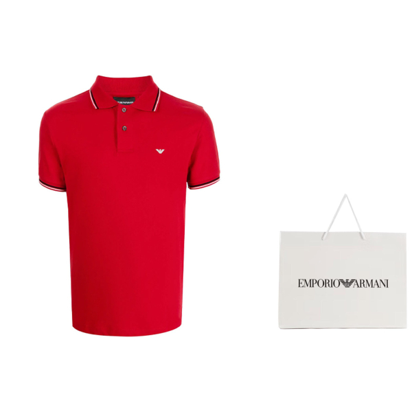 /EMPORIO ARMANI FW21 Logo Polo