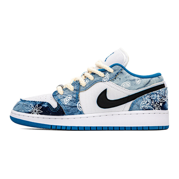 【 】 Jordan Air Jordan 1 Low "Washed Denim" GS