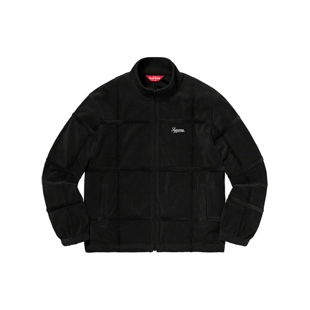 Supreme SS20 Week 5 Grid Taping Velour Jacket