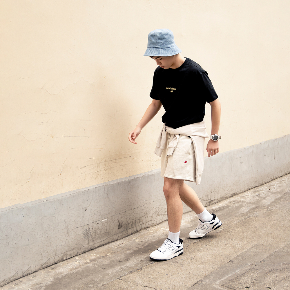 New Balance SS22 logo T