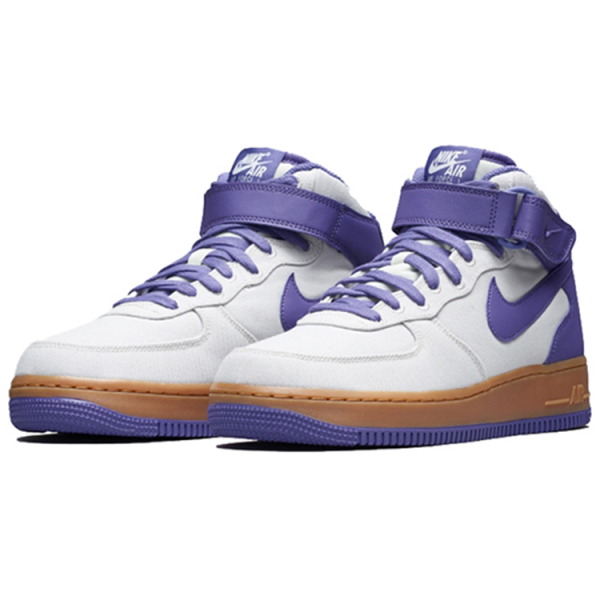 Nike Air Force 1 Light Bone Purple Beige