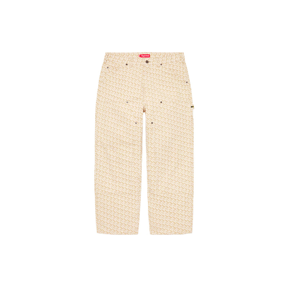 Supreme FW21 Week 5 Monogram Double Knee Denim Painter Pant